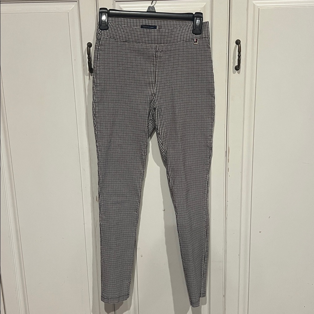 Tommy Hilfiger Black and White Houndstooth Pants size 4